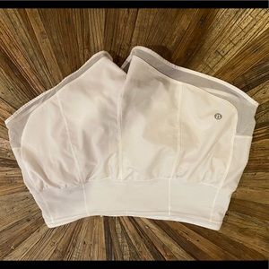 Lululemon White athletic shorts
